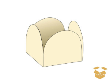 FORMINHA 4 PETALAS AREIA C/50