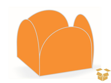 FORMINHA 4 PETALAS LARANJA...