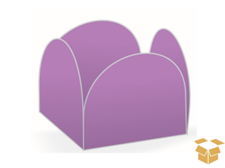 FORMINHA 4 PETALAS LILAS C/50