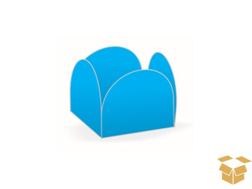 FORMINHA 4 PETALAS AZUL C/50