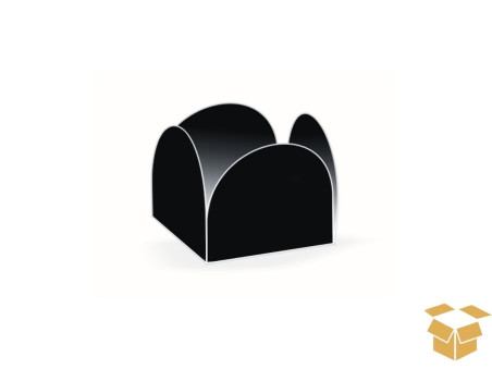 FORMINHA 4 PETALAS PRETA C/50