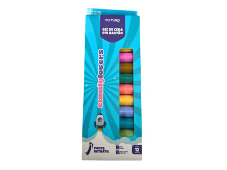 GIZ CERA 12 CORES BASTAO CANDY LOVERS