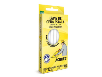 GIZAO CERA ESTACA BRANCO C/12