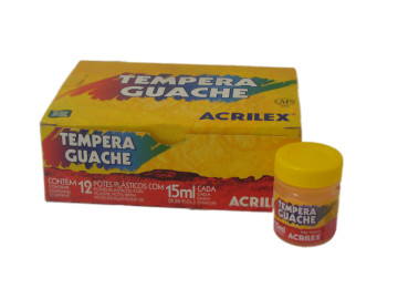 GUACHE LARANJA 15ML C/12-517