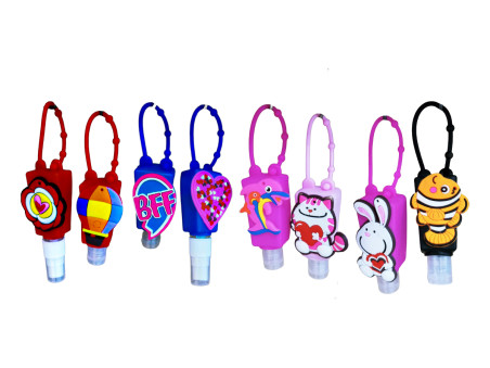 FRASCO PORTA ALCOOL/CREME C/PRENDEDOR