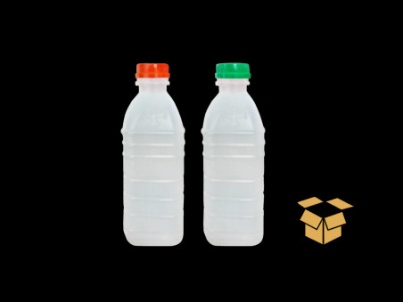 FRASCO 1000ML TRANSP.QUADRADO TP.LJ-C/50