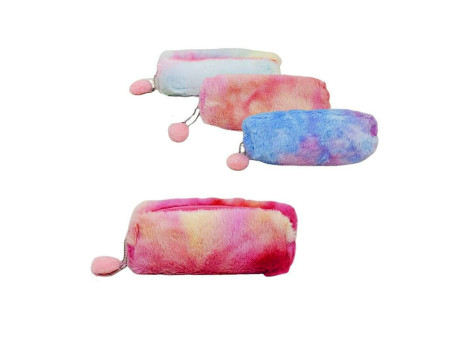 NECESSAIRE EST.CORES TECIDO+POM POM 1D.