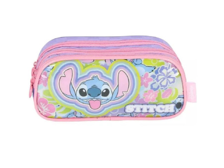 NECESSAIRE STITCH LILAS 22CM.3D.