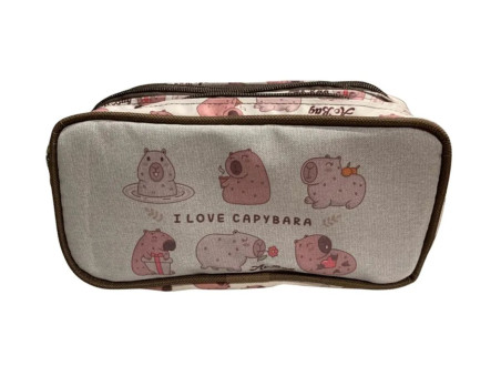 BOLSINHA EST.CAPIVARA PUPPY MARROM 1D.