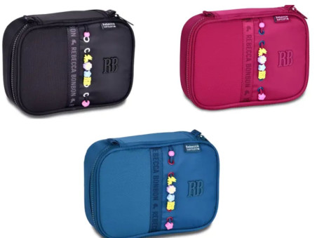 BOLSINHA BOX REBECCA BONBON AZ/RS/PT.1D.