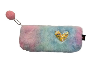 BOLSINHA EST.CORACAO PELUDO...