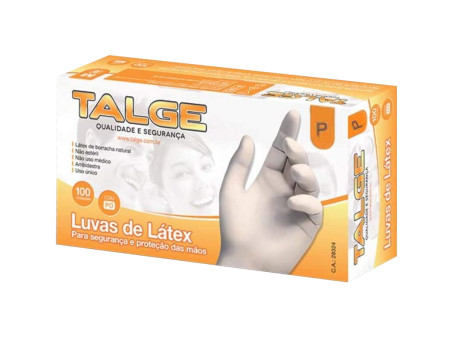 LUVAS PROCED.LATEX   PEQ.C/PO C/100