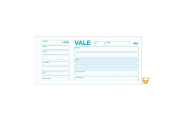 VALE ADIANTAMENTO C/CANHOTO...