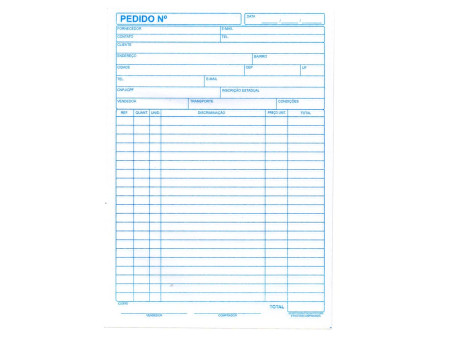 BLOCO PEDIDO 1/09 2 VIAS 25 JOGOS-AV