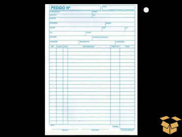 BLOCO PEDIDO 1/18 3 VIAS...