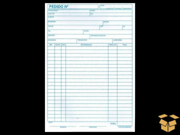 BLOCO PEDIDO 1/18 3 VIAS...