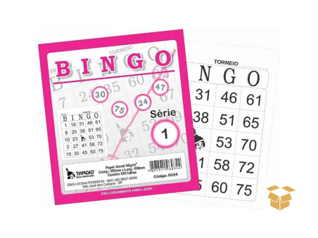 BLOCO BINGO ROSA 15X100F.