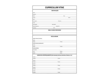 CURRICULUN VITAE - FOLHA