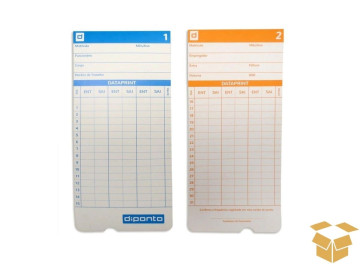 CARTAO PONTO RELOGIO CEU C/100