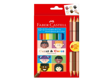 LAPIS COR  12 CORES SEXT.+6...