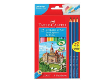 LAPIS COR  12 CORES SEXT.+3...