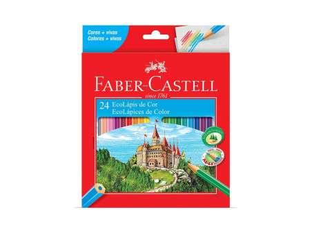 LAPIS COR  24 CORES FABER