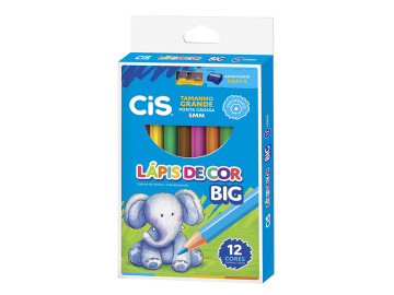 LAPIS COR JUMBO 12 CORES...