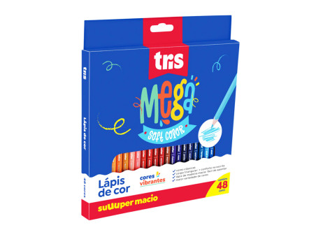 LAPIS COR  48 CORES TRIANG.MEGA SOFT