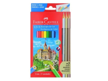 LAPIS COR  12 CORES SEXT.+3...