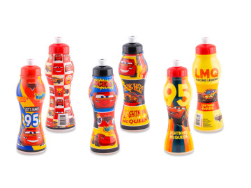 GARRAFA PLAST.CARROS 450ML