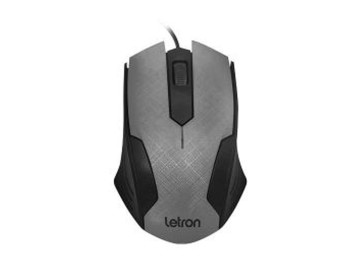 MOUSE USB OFFICE SQUARES CINZA