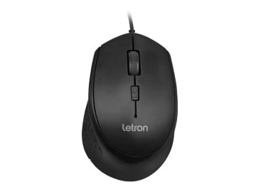 MOUSE USB LETRON OFFICE PRETO