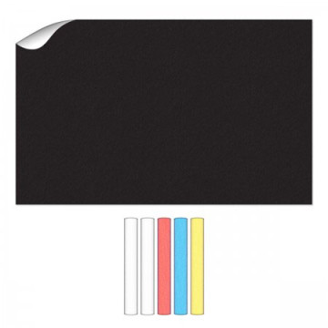 QUADRO ADESIVO PRETO 60X100...