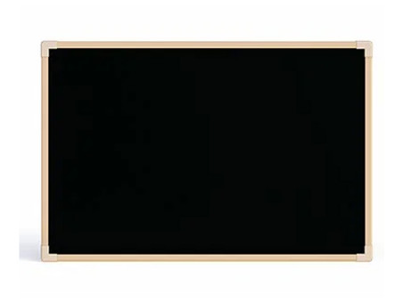 QUADRO BRANCO 038X080 MOLD.MAD.PRETO