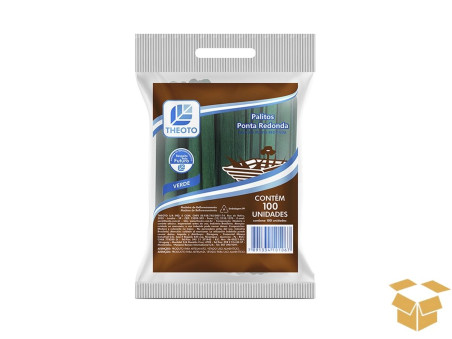 PALITO PICOLE REDONDO MADEIRA VD.15X100