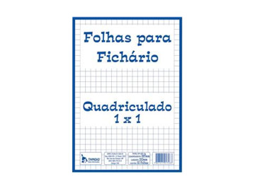 PAPEL QUADRICULADO 1X1CM A4...