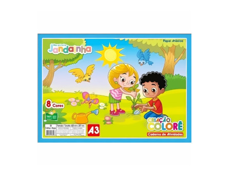 PAPEL CRIATIVO PAPER A3 8 CORES 32F.