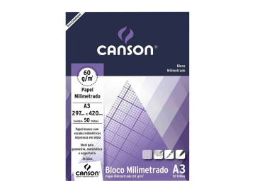 PAPEL MILIMETRADO A3 60G....