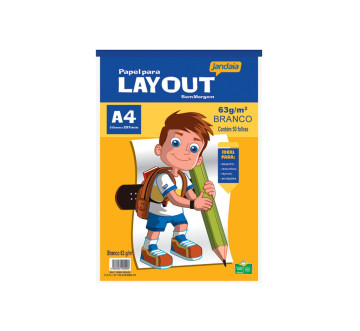 BLOCO DESENHO A4 BRANCO...