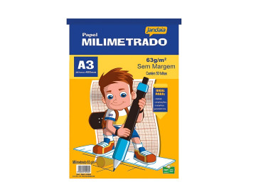 PAPEL MILIMETRADO A3 63G.50F.