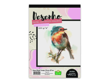 BLOCO DESENHO A4 BRANCO...