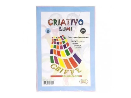 PAPEL CRIATIVO PAPER A4 8 CORES 48F