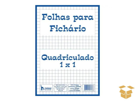 PAPEL QUADRICULADO 1,0X1,0CM A4 05X50F
