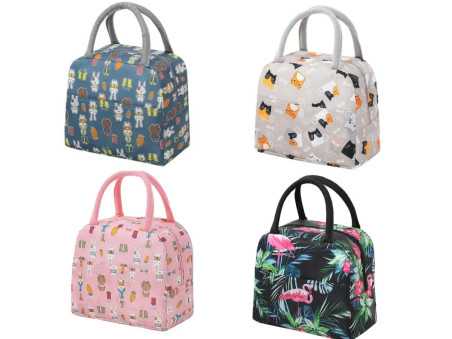 LANCHEIRA BOLSA TERMICA ESTAMPADA 23CM.