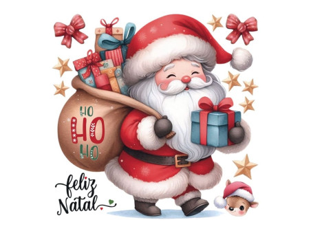 TRANSFER IMAGEM NATAL PAPAI NOEL-TINY