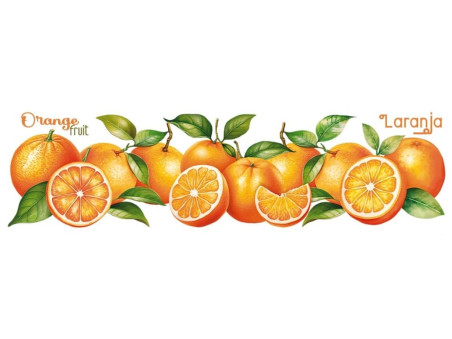 TRANSFER TEXTIL BARRADO LARANJINHA