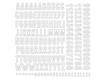 TRANSFER TEXTIL ALFABETO...