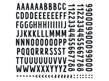 TRANSFER TEXTIL ALFABETO...