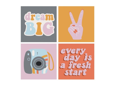 TRANSFER TEXTIL GOOD VIBES-QUADRADO