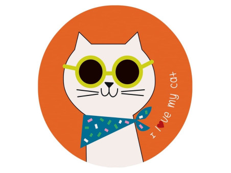 TRANSFER TEXTIL GATINHO QUADRADO